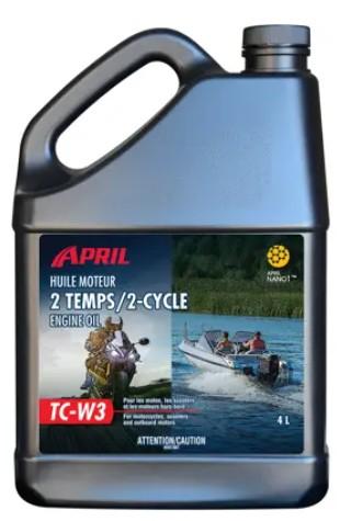 April Super Flo Tc-W3 2-Cycle Oil, 4L