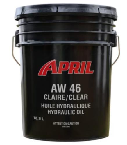 April Super Flo Aw 46 Clear Hydraulic Oil, 18.9L