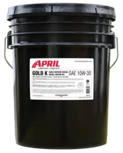 April Super Flo 10W 30 Ck-4 Synthetic Blend Diesel Engine Oil, 18.9L
