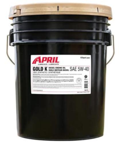 April Super Flo 5W 40 Ck-4 Full Synthetic Diesel Engine Oil, 18.9L