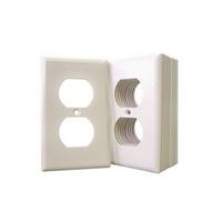 WALLPLATE 1- 2132W-JP 10PK WHT