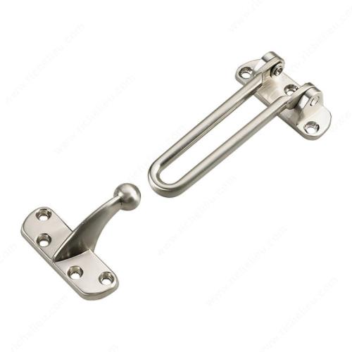 Security Latch Satin Nickel