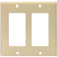 WALLPLATE 2-GA 2152V-BOX IVORY