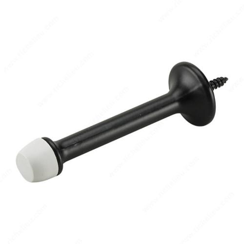 3" Rigid Door Stop Black