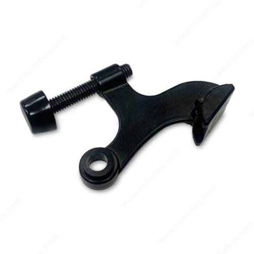 Hing Pin Door Stop Heavy Duty Black