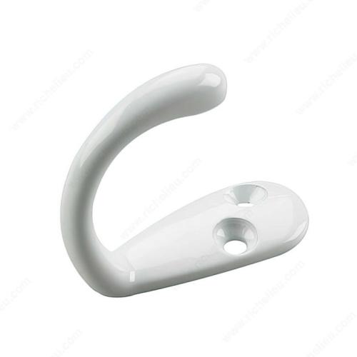 1-1/2 in Single Wardrobe Hook