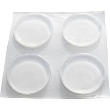 ONWARD PVC Round Bumper Pads, 3/8"