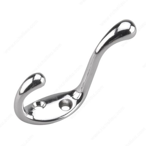 Heavy Duty Coat Hook 3-1/2" Chrome