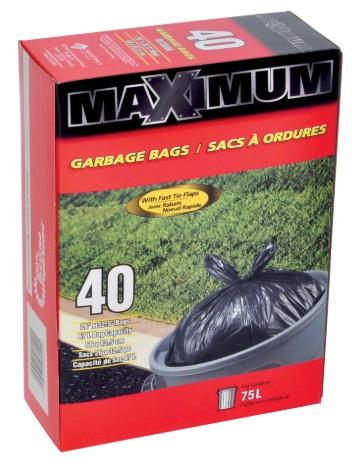 MAXIMUM Garbage Bag Outdoor 75L