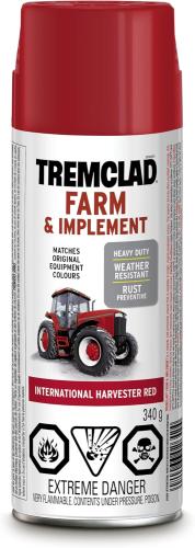 Tremclad Farm & Implement Paint International Harvester Red 340g