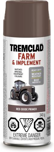 Tremclad Farm & Implement Paint Red Oxide Primer 340g