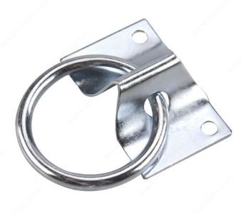 HITCHING RING W/PLATE 3/8X2X2