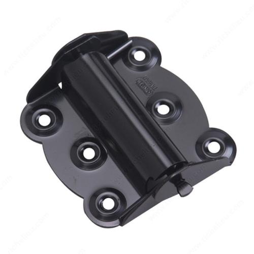 Integrated Surface Spring Hinge Non-Adjustable - Black