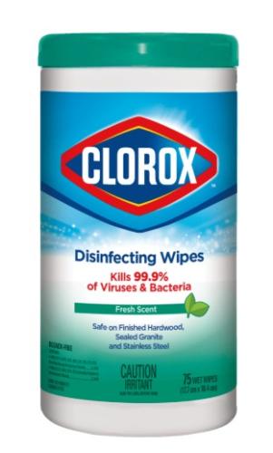 CLOROX Disinfecting Wipes - Fresh Scent