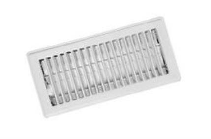 Imperial RG0223 Floor Register, 4-1/4" x 11-1/4", Steel - White