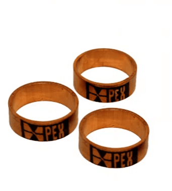 BOW Pex Crimp Rings 1/2" 10pk Brass