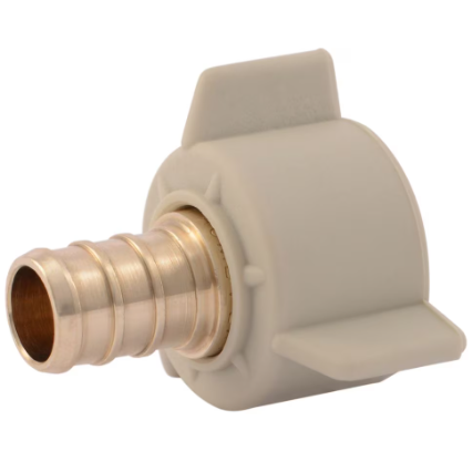 BOW Pex Swivel Adapter 1/2"x1/2" Brass