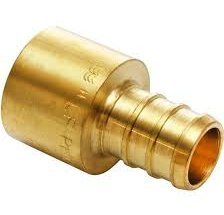BOW Pex Sweat Adapter 1/2" Brass