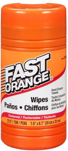 Fast Orange Cleaning Wipes, Citrus