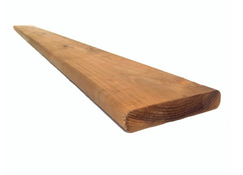 5/4x6x14 DECK BOARD BROWN TREATED