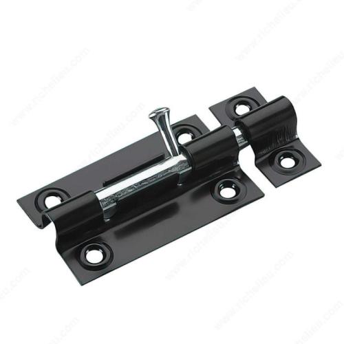 Regular Duty Barrel Bolts Black 3"