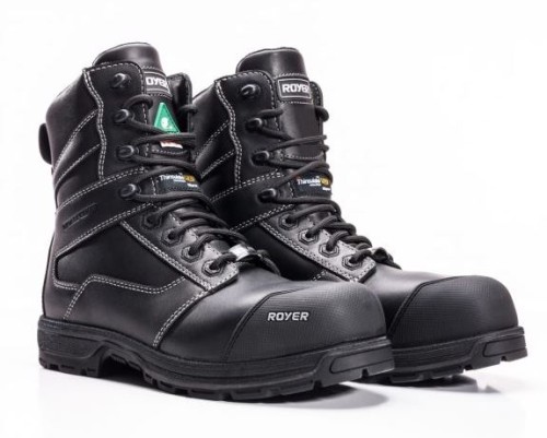 ARCTICGRIP WET ICE TECH WORKBOOT FULL GRAIN BLACK WATERPROOF SIZE 12