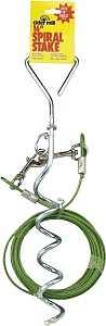 STAKE PET TIEOUT SPIRAL 18IN