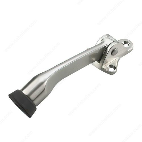 5" Flip-Down Door Stop Brushed Nickel