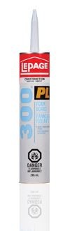 LEPAGE PL300 FOAM BOARD CONSTRUCTION ADHESIVE 825ML