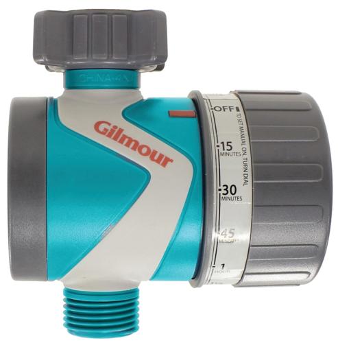 Gilmour 820054-1001 Mechanical Water Timer, 1 to 120 min, 15 to 120 psi Pressure
