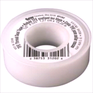1/2"x500" Threaded Seal Tape - White
