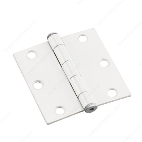 Butt Hinge Full - 3" White