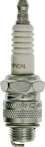 Champion RJ19LM Spark Plug, 0.029 to 0.033 in Fill Gap, 0.551 in Thread, 0.813 in Hex, Copper