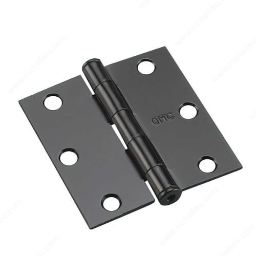 3" Full Mortise Butt Hinge Black