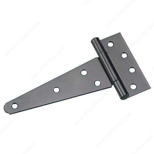 Heavy Duty T-Hinge 6" Black
