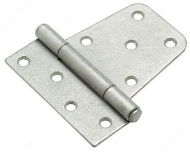 TEE HINGE 9411GA-BC GALV 3"