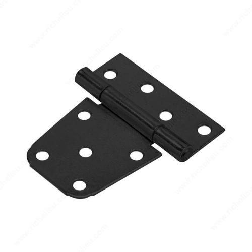 Rectangular T-Hinge Black