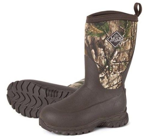 MUCK BOOT RUGGED II KIDS BROWN/CAMO SIZE 8