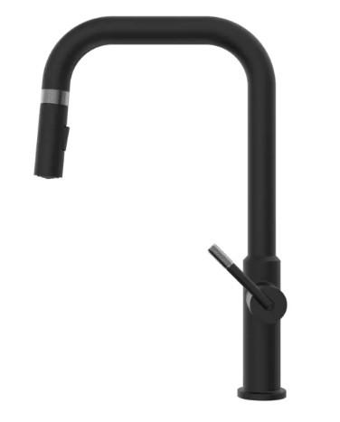 ADORE Pull Down Kitchen Faucet - Matte Black