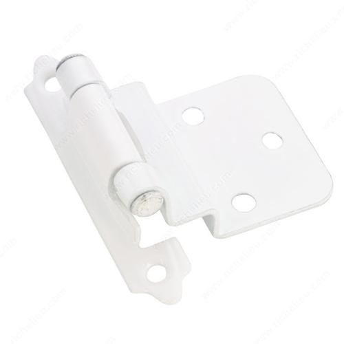 Semi-Concealed Self-Closing Hinge White
