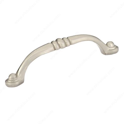 Traditional Metal Pull Brushed Nickle 4-9/16"