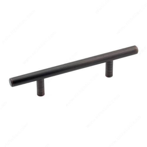 Modern Steel Pull Brushed Oil Rubbed Bronze 6"