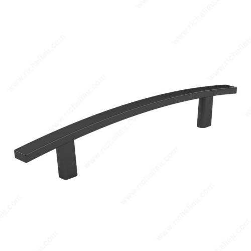 Transitional Metal Pull Matte Black 128mm