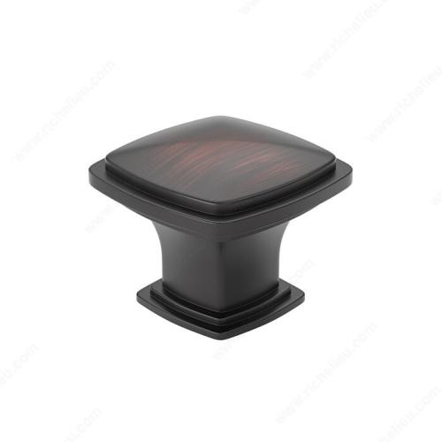 Transitional Metal Knob Brushed Oil Rubbed Bronze 31mm