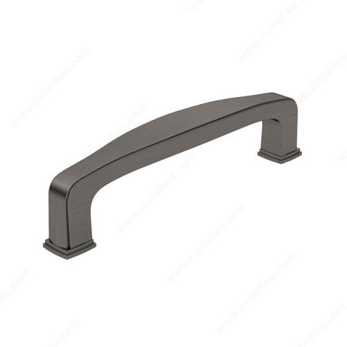 Transitional Metal Pull Brushed Nickle 128mm