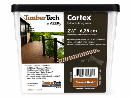 CORTEX Screws/Plugs Coconut  Husk 100 Pack