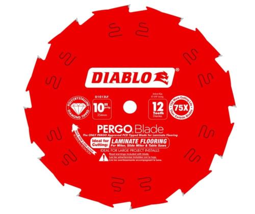 DIABLO 10" 12 Tooth Laminate Floor Blade