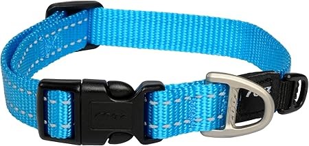 ROGZ Snake Collar Med. Turquoise