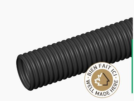 4" DRAIN PIPE 100' (30M)  SOLID NON-PERFORATED