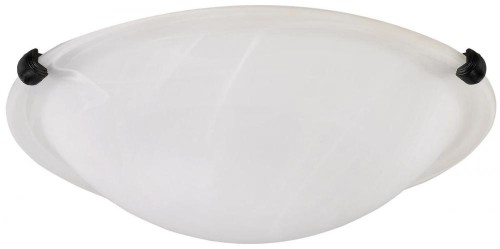 FLUSH MOUNT FIXTURE 3LT 16" 60W M.BLK